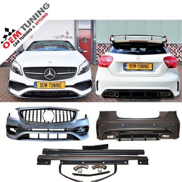 Mercedes A-Klasse W176 AMG A45 Bodykit| 2012-2018 | MET GT-R, Volkswagen, Nieuw, Ophalen of Verzenden, Bumper