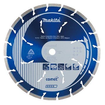 Makita B-13546 Diamantschijf Comet Rapide 300x20mm, Doe-het-zelf en Verbouw, Gereedschap | Boormachines, Verzenden, Nieuw