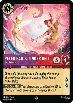 Lorcana TCG - Peter Pan & Tinker Bell - Fast Friends - Fo..., Verzenden, Zo goed als nieuw