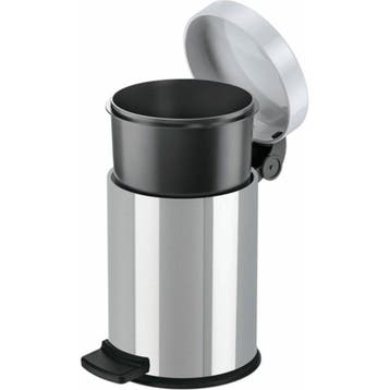Hailo Solid S pedaalemmer 4l - RVS, Huis en Inrichting, Woonaccessoires | Prullenbakken, Verzenden, Nieuw