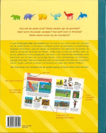 Eerste grote atlas voor kinderen 9789044702729, Verzenden, Gelezen