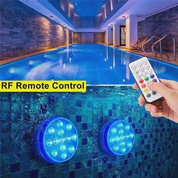 Waterdichte Onderwater LED Lamp met Afstandsbediening - 13 L, Verzenden, Nieuw