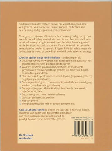 Grenzen Stellen Om Je Kind Te Helpen 9789060306741, Boeken, Verzenden, Gelezen, C. Schuster-Brink