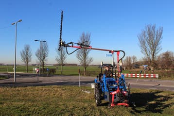Kraffter Armmaaier hydraulisch 180 met heggenschaar, Nieuw