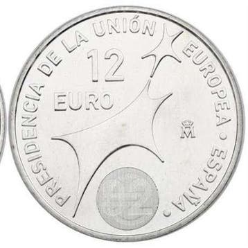 Spanje. 12 Euros Real Casa de la Moneda de Madrid. 2002.