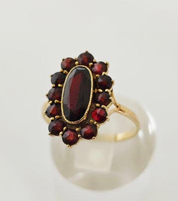 Zonder minimumprijs - Ring - 8 karaat Geel goud -, Sieraden, Tassen en Uiterlijk, Ringen, Nieuw