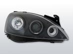Koplampen Angel Eyes | Opel Corsa C 2000-2006 | LED |zwart, Verzenden, Nieuw, Opel