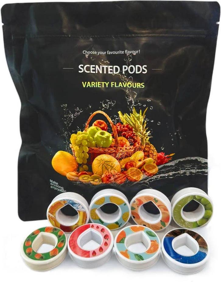 8-Pack Geurpods Geschikt voor Air Up Drinkfles – Mixpak..., Sport en Fitness, Bidons, Verzenden