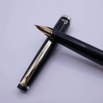 Pilot - Pilot Elite Fountain Pen Black 18K-750 Gold Nib -, Nieuw