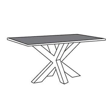 Eettafel-MM Bloemendaal - eettafel, Huis en Inrichting, Tafels | Eettafels, Nieuw, Overige vormen, Overige materialen