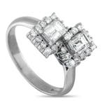 Ring Platina, Diamantenring van platina met 1,74 ct diamant, Nieuw