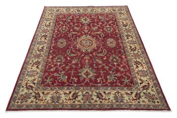Handgeknoopte designer vloerkleed met Sarouk-patroon – Nieuw, Nieuw