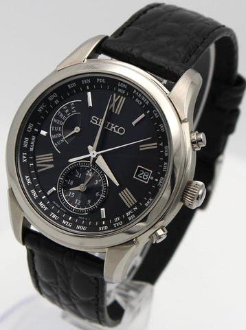 Seiko - Brightz Radio-Controlled Solar World Time - Sapphire