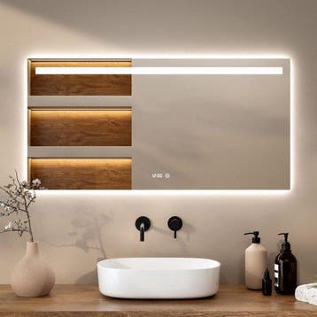 2dekans | Mirlux Badkamerspiegel met LED Verlichting &, Ophalen of Verzenden, Zo goed als nieuw