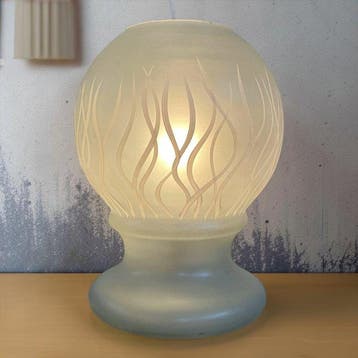 Doria - Tafellamp - mondgeblazen glasstuk - Glas