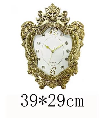 Vintage Europese Wandklok 35,6 cm – Romeinse Cijfers Klok, Verzenden, Nieuw