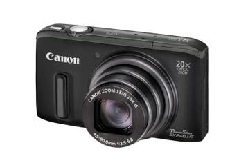 Canon PowerShot SX260 HS Digitale Compact Camera - Zwart, Verzenden, Zo goed als nieuw