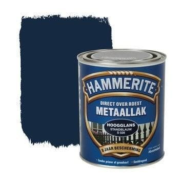 Hammerite Metaallak Standblauw S028 Hoogglans 750 ml, Ophalen of Verzenden, Nieuw