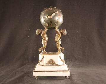 Figurale pendule - Antieke klok - Brons - 1850-1900