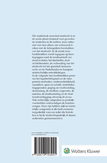 Studieboek materieel strafrecht 9789013153941 C. Kelk, Verzenden, Gelezen, C. Kelk