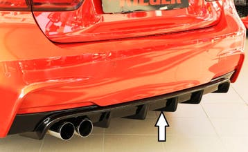 Rieger diffuser | geschikt voor BMW 3-Serie F30 / F31 M-pakk, Verzenden, Nieuw, BMW