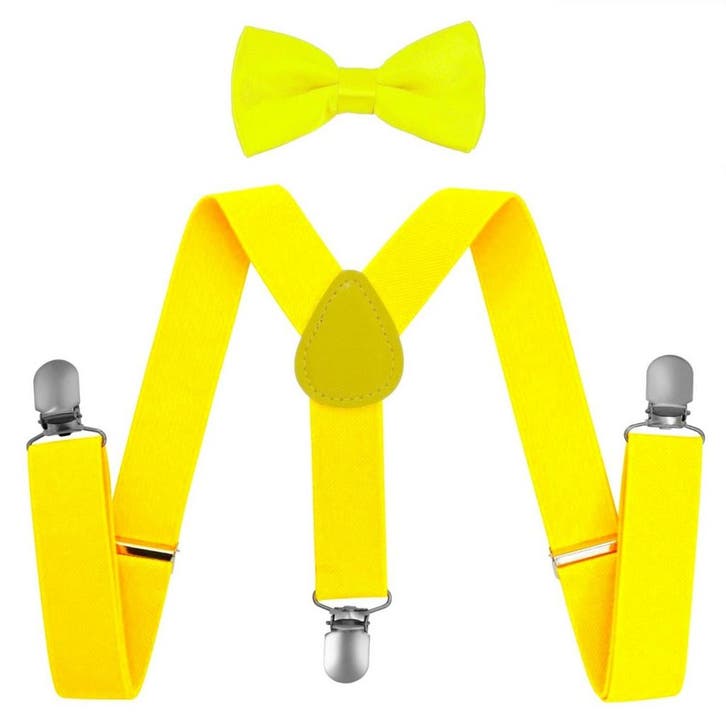 Fako Fashion - Kinder Bretels Met Vlinderstrik - 65cm -, Kinderen en Baby's, Kinderkleding | Overige, Verzenden