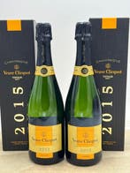2015 Veuve Clicquot, Vintage - Champagne Brut - 2 Flessen, Nieuw