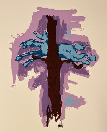 Jörg Immendorff (1945–2007) - Ohne Titel (Kreuz)