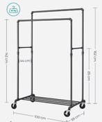 Jurkenstandaard op Wielen – Met Staven en Plank, Verzenden, Nieuw