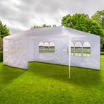 MaxxGarden Partytent 3x6m met zijwanden - Wit (Buizententen), Tuin en Terras, Partytenten, Verzenden, Nieuw