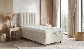 1-Persoons Opbergboxspring Larissa 90x200, Verzenden, Nieuw