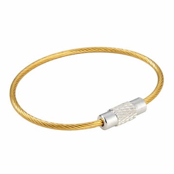100 stuks - 110mm - Staaldraad Labelhanger - Kabelsluitr...