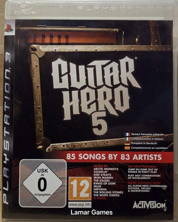 Guitar Hero 5 (ps3 used game), Spelcomputers en Games, Ophalen of Verzenden, Zo goed als nieuw