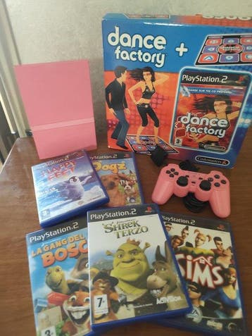 Sony - Playstation 2 - PlayStation 2 rosa pink -, Nieuw