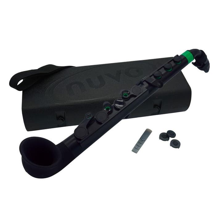 NUVO jSAX 2.0 zwart-groen saxofoon in C lichtgewicht met, Muziek en Instrumenten, Blaasinstrumenten | Saxofoons, Nieuw, Ophalen of Verzenden