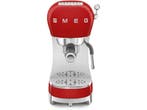 Smeg ECF02RDEU - Espressomachine - 15 bar - Rood, Verzenden, Zo goed als nieuw