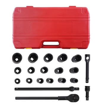 21x 3/4 inch Drive Deep Impact Socket Set 19mm-50mm Ratch..., Verzenden, Nieuw