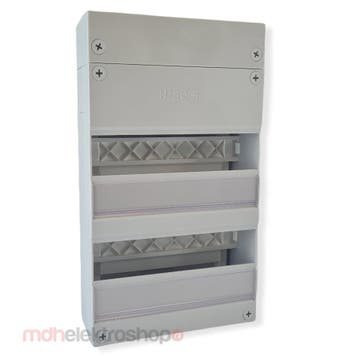 Hager Vision - Lege groepenkast - 2 x 12 modulen - VKG22 +, Ophalen of Verzenden, Nieuw, Groepenkast
