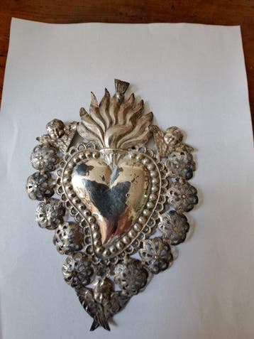Art Nouveau Votiefgeschenk - .925 zilver - 1930-1940, Antiek en Kunst