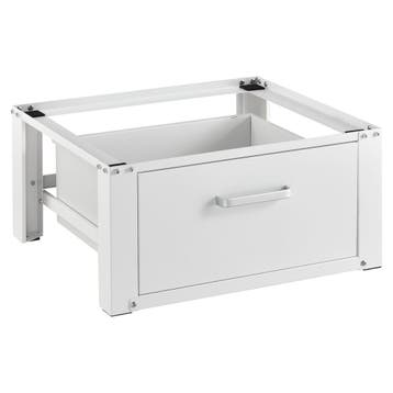 Wasmachine sokkel verhoger met lade 63x54x31 tot 150 kg wit, Verzenden, Nieuw