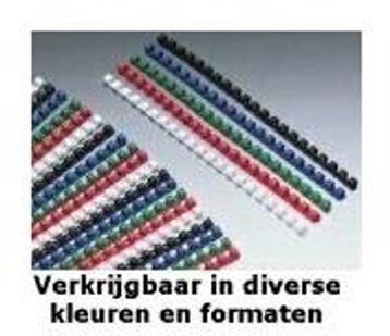 GBC CombBind Bindruggen Blauw 25mm (50), Ophalen of Verzenden, Nieuw in verpakking