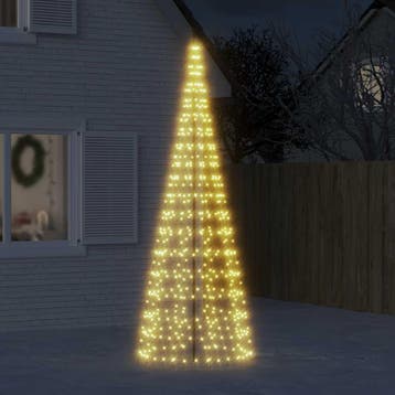 vidaXL LED-kerstboom 550 LEDs warm wit 300 cm, Diversen, Kerst, Verzenden, Nieuw