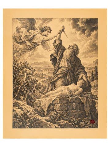 Het Offer van Isaak – De Beproeving van Abram – Afdruk op
