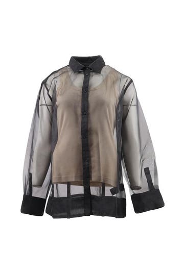 Msch Copenhagen Blouse in maat L Zwart, Msch Copenhagen, Verzenden, Zo goed als nieuw, Zwart