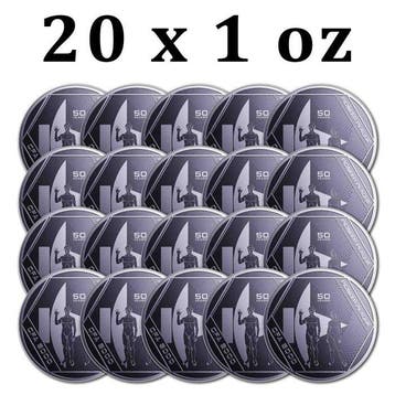 Tsjaad. 5000 Francs 20 x 2022 1 oz 5000 CFA Chad Silver