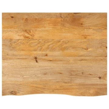 Tafelblad Mangohout 110x80cm | Retourdeal 48% Korting, 100 tot 150 cm, Rustiek, Nieuw, Tafelblad