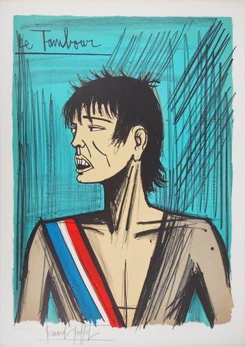 Bernard Buffet (1928-1999) - Révolution, Le tambour