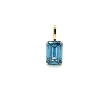 Zonder minimumprijs - Hanger - 14 karaat Geel goud - 1.03ct., Sieraden, Tassen en Uiterlijk, Antieke sieraden