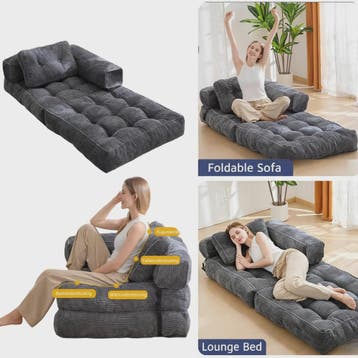 Multifunctionele Opvouwbare Sofa Bed Stoel - Comfortabel Lou, Tuin en Terras, Verzenden, Nieuw