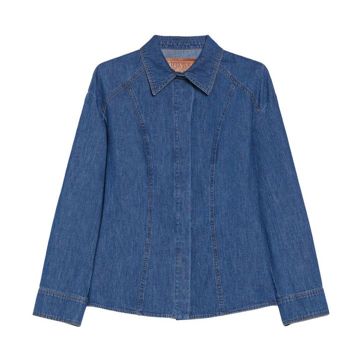 Pennyblack • blauwe denim blouse Antiope • 36 (IT42), Kleding | Dames, Tops, Blauw, Nieuw, Maat 36 (S), Verzenden